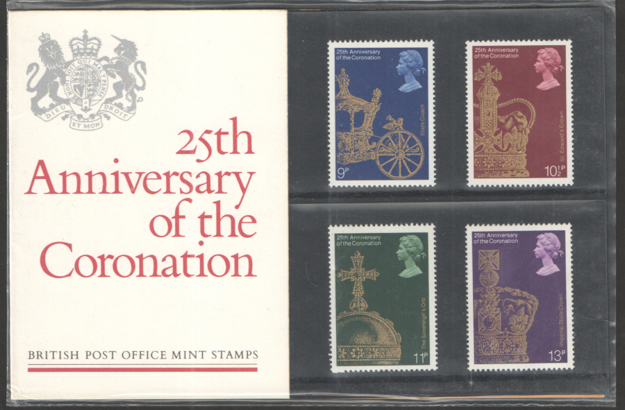 (image for) 1978 Coronation 25th Anniversary Royal Mail Presentation Pack 101